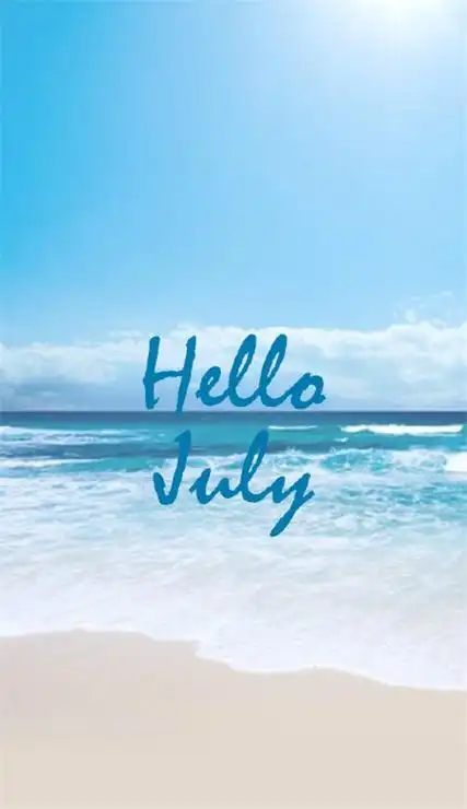 2019最新七月你好手机壁纸大全带字 七月你好海边风景壁纸图片唯美-腾