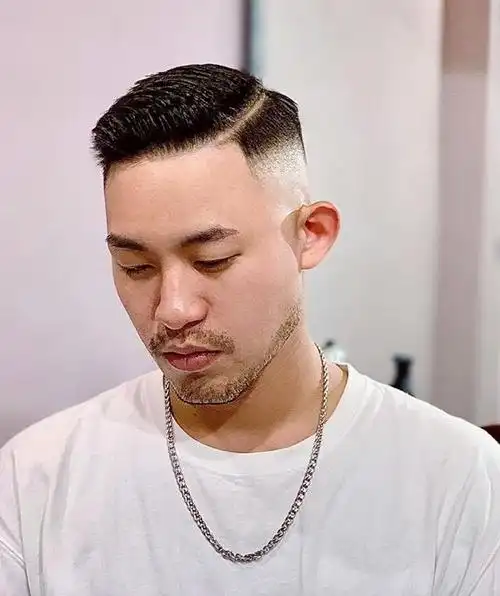 偏背头潮流发型(男生侧背发型潮流个性)(3)