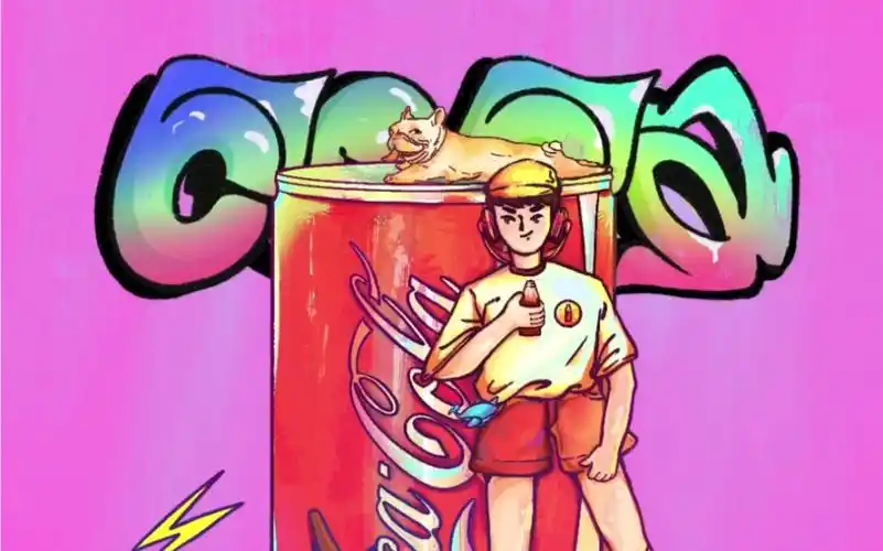 【procreate-不明飞行r】-涂鸦夏日可乐男孩-不完全过程