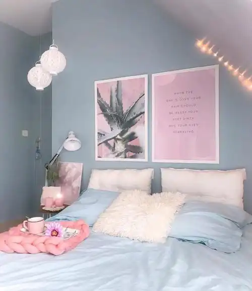 粉嫩可爱的少女系房间小清新图片