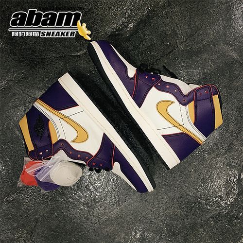 酷动城 airjordanxdunksbaj1湖人刮刮乐高帮篮球鞋cd6578-006-507