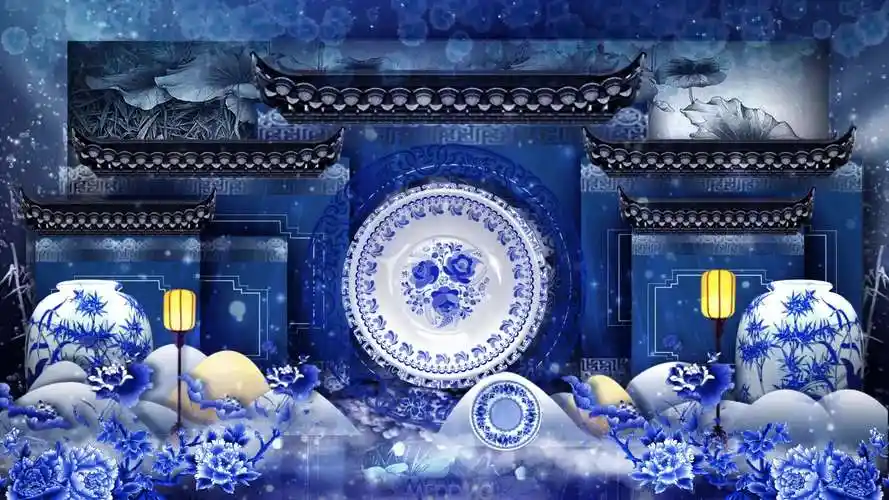 中国风舞台背景