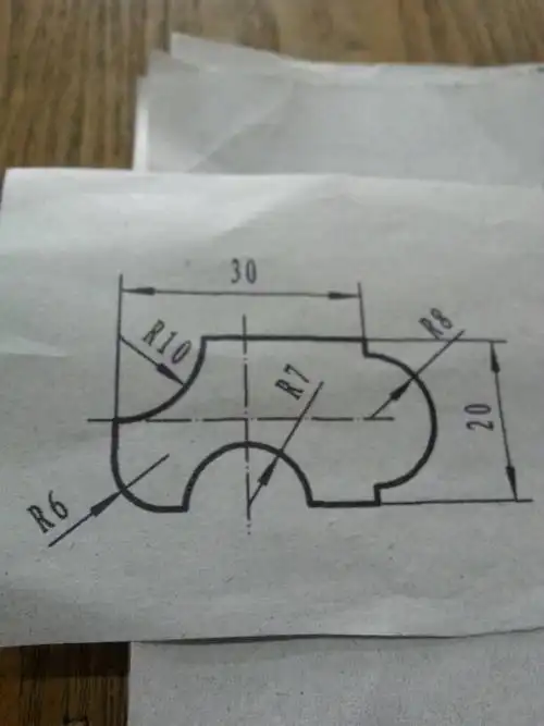 求大神教教此图如何线切割手工编程