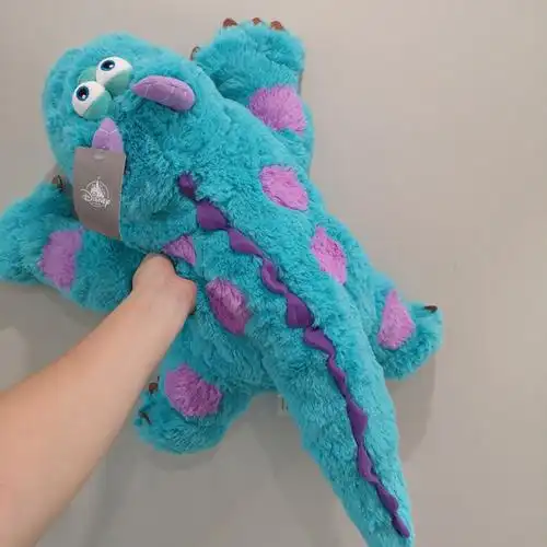 购客a迪士尼日本正品怪兽大学苏利文公仔蓝毛怪趴趴抱枕毛绒玩偶玩