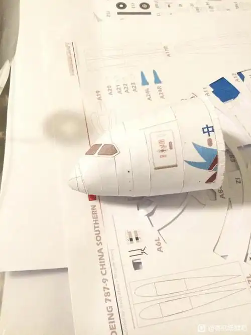 【图片】中国南方航空787-9【客机纸模吧】_百度贴吧