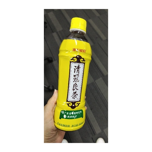海王星辰 清冠凉茶 广东夏季清热降火凉茶 500ml*5瓶装 金银花茶下火