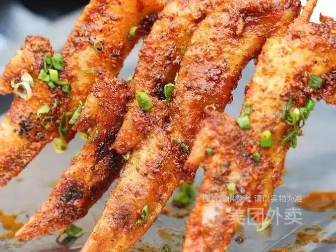 烤脆皮鸡尖图片