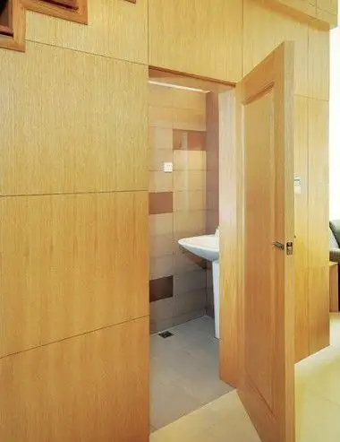 卫生间隐形门效果图