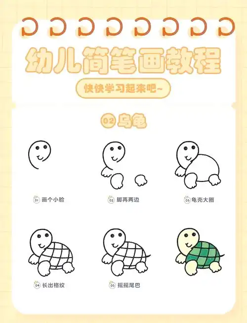 具体的简笔画步骤都在图片里哦!