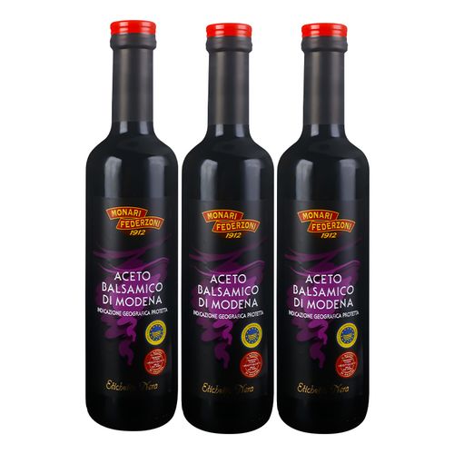 莫奈瑞摩德纳黑醋500ml3瓶意大利进口食用香醋醋