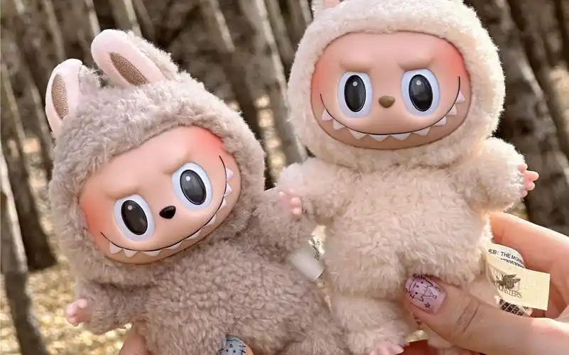 94盲盒开箱|搪胶毛绒labubu08