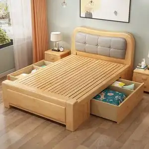 2米单人床白色定制家用