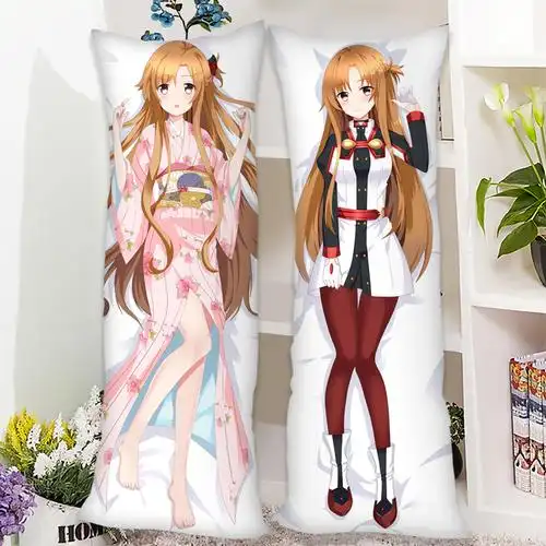 抱枕刀剑神域亚丝桐人爱丽丝诗乃动漫周边枕套动漫毛绒