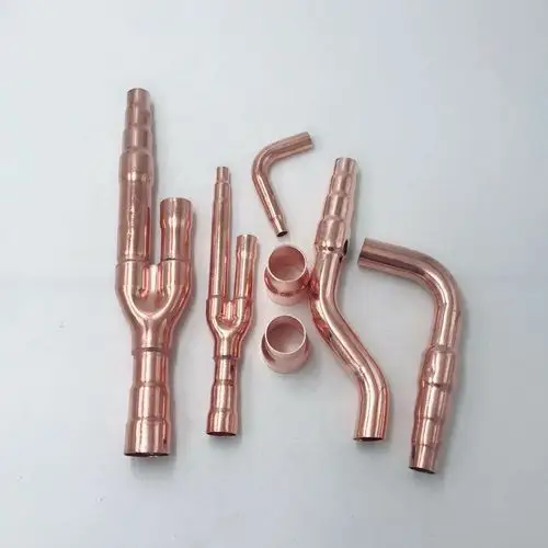 三通 厂家直销品牌中央空调分歧管 空调三通附件 空调配件弯头