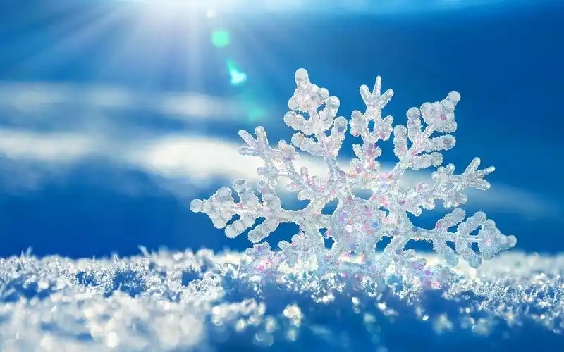 美丽梦幻晶莹的雪花唯美意境图片分享