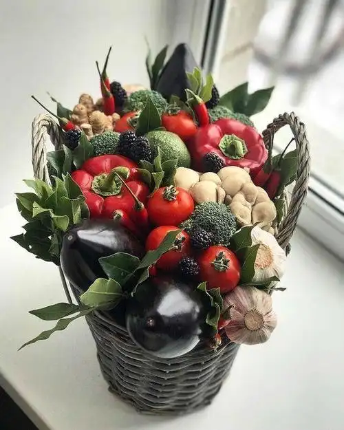 创意蔬菜水果花束