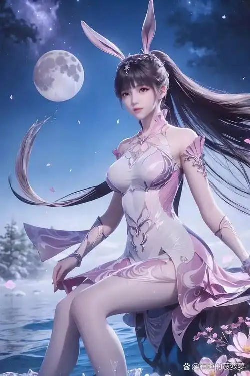 《斗罗大陆小舞的图片》  小舞的形象在图片里真的是超级迷人.