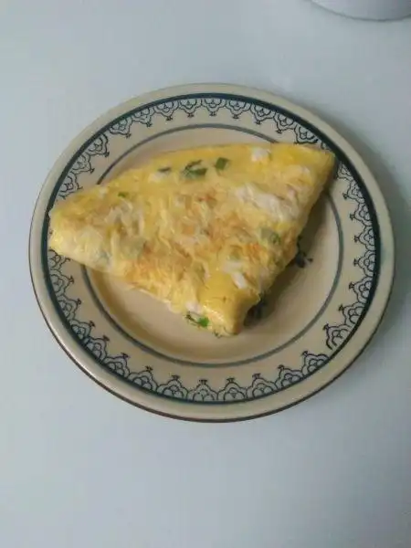 玉米粉鸡蛋饼成品图