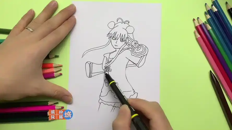 儿童手绘教程:叶罗丽亮彩仙子卡通简笔画,你喜欢吗?