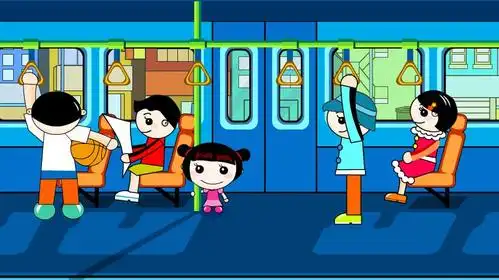 幼儿园儿歌公共汽车flash课件动画教案