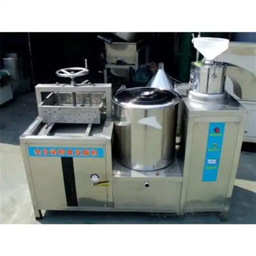 是一台自动化程度高,结合传统豆腐加工工艺整合成型的豆腐机器设备