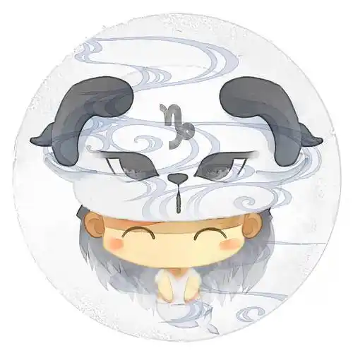 一批摩羯座星座系列圆头像,据说摩羯不是小天使那就一定是大恶魔.