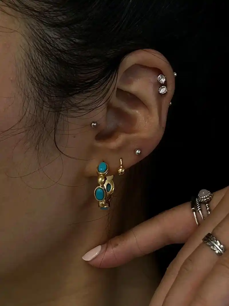 25天耳骨钉养成|超爱909278.现