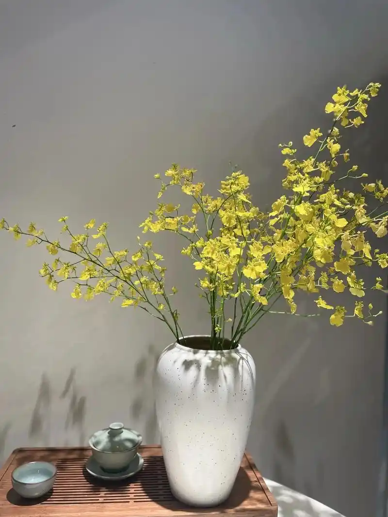 超美跳舞兰.家居瓶插花,很有意境,新中式风#生活的美无处不在 - 抖音