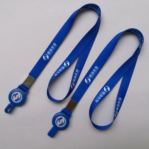 伸缩扣挂绳易拉扣工牌印logo织带工作证定制胸牌卡绳可拉长胸卡绳