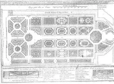 凡尔赛宫平面图高清手绘