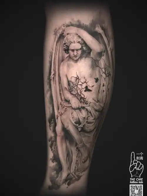 路西法_纹身图案手稿图片_法海的纹身作品集