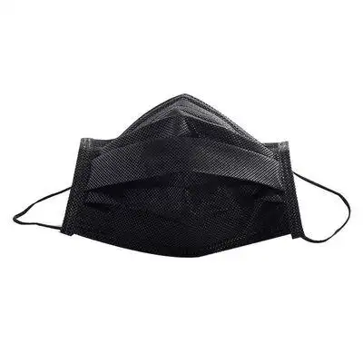 成人御安一次性现货黑色三层囗罩男女防护口罩