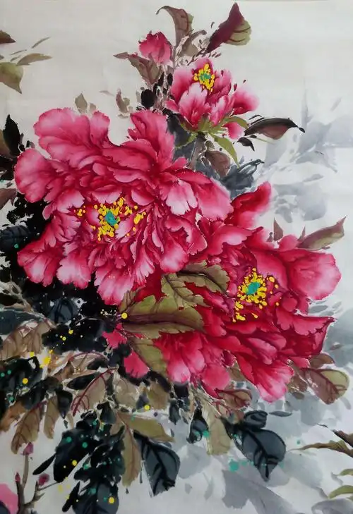 绘画课堂――画家杨晓娜牡丹技法培训班(山东日照站)面向全国招生!