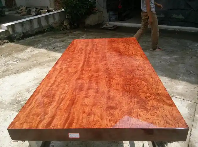 154x79x7.5巴花黄花梨鸡翅木实木大板主管桌仿古餐桌书桌