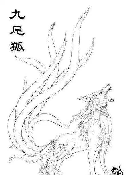 吸引了110万粉丝,只为还原山海经九尾狐水晶exo美图册九尾狐简笔画