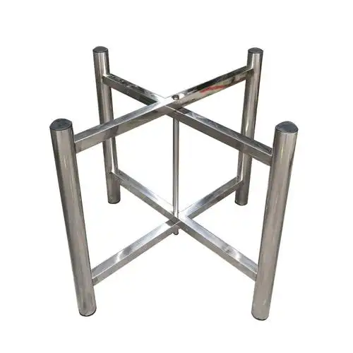 桌面支架全不不锈钢桌腿折叠桌脚餐桌玻璃脚架台脚台架