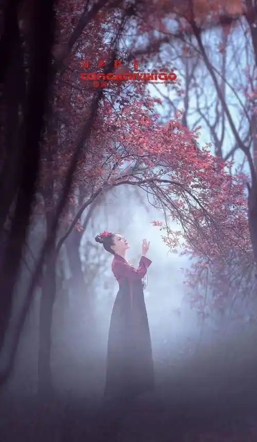 人像摄影:相思难剪_一个人