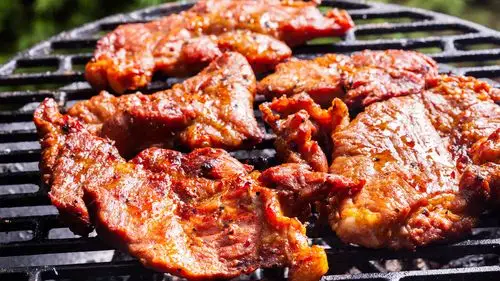 高清5k分辨率烤肉图片