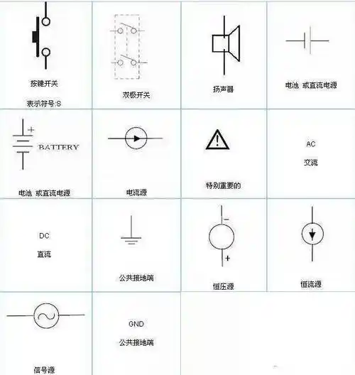 常用电路图符号大全
