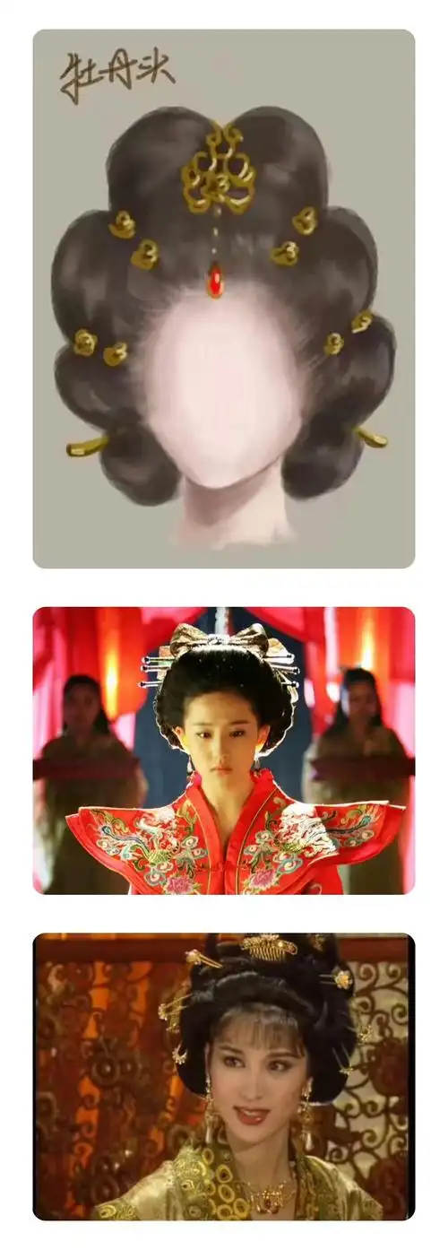 古代女子发髻图片(古代女子发髻图解)