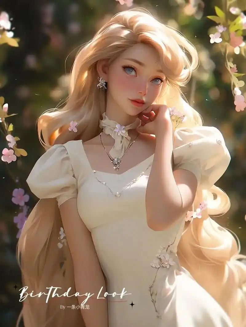 迪士尼公主系列|睡美人爱洛公主的换装秀#壁纸#迪士尼公主 # - 抖音