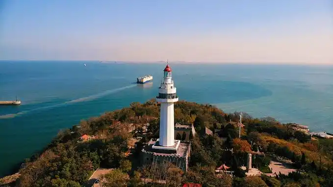 烟台山景区图片