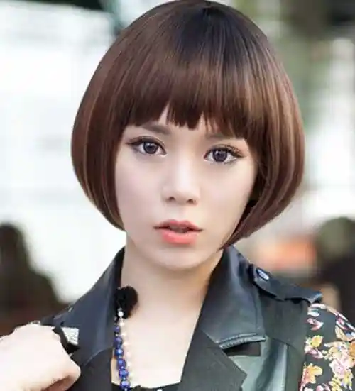 冬季个性时尚短发波波头图片_爱靓网