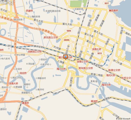 天津市塘沽区地图