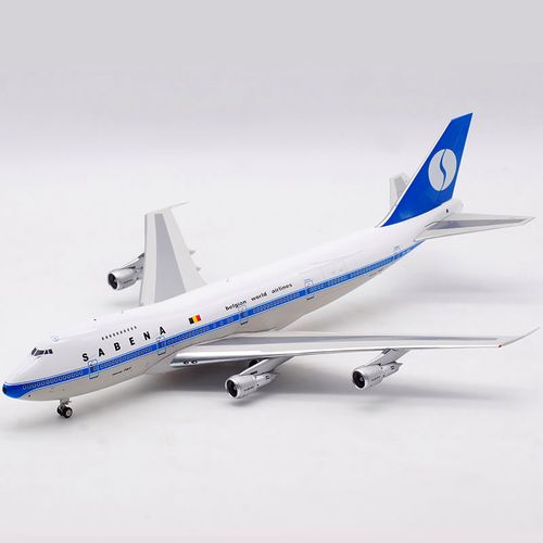 inflight比利时航空波音b747100oosga合金飞机模型航模