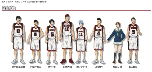 黑子的篮球人物设定