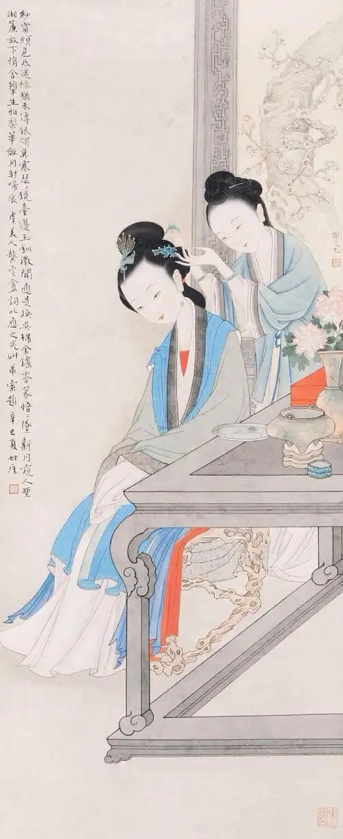 古典仕女图_手机搜狐网