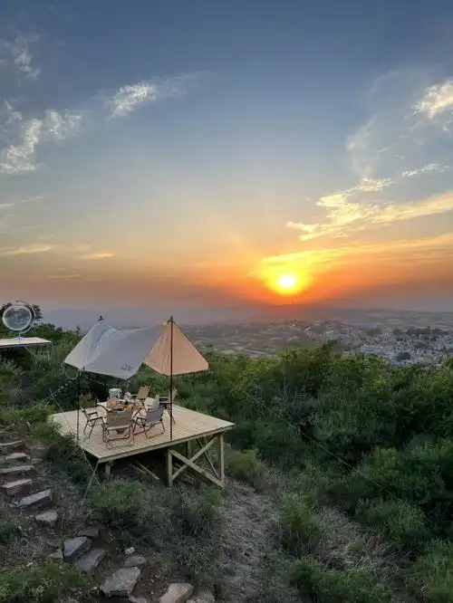 洛阳万安山露营