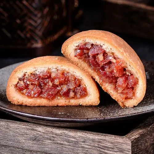 云腿月饼火腿月饼散装多口味中秋宣威月饼云南特产云腿酥300g-好省商