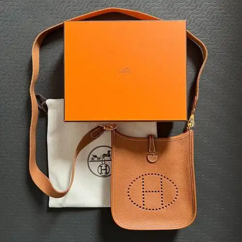 全网唯一hermesevelyne16金扣福宝马鞍皮